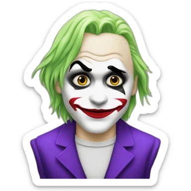 Joker jared leto sticker
