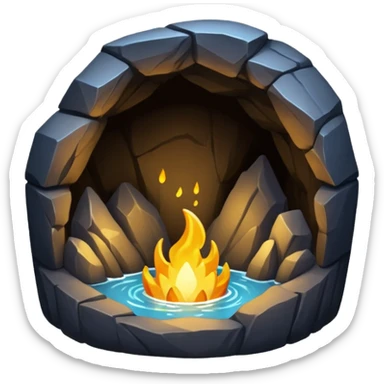 Cave sticker
