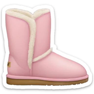 light pink uggs sticker