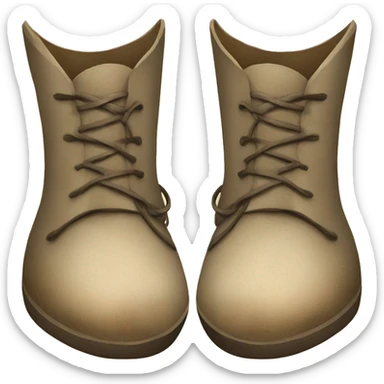 Suede Leather Medieval Shoes sticker