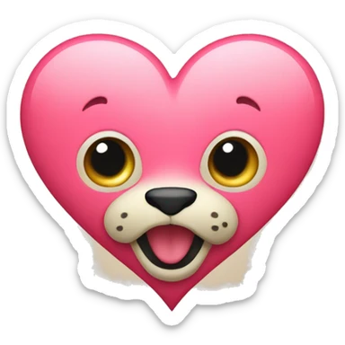 A  heart with Jaguar Color sticker