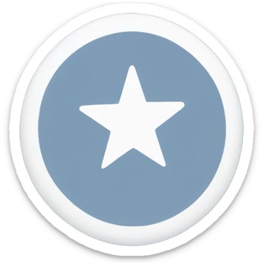 A blue circle with a white checkmark in the center, surrounded by small notches on the edges like a star. sticker