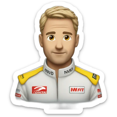 a f1 who drifts sticker