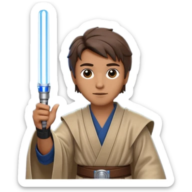 Jedi mind trick where a jedi is waving his hand sticker