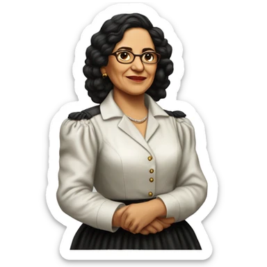 Julia Constancia de Burgos García was a Puerto Rican poet. As an advocate of Puerto Rican independence, she served as Secretary General of the Daughters of Freedom, the women's branch of the Puerto Rican Nationalist Party.  sticker