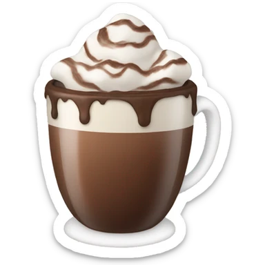 Hot chocolate  sticker