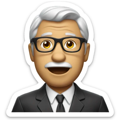 Un oso director de cine  sticker