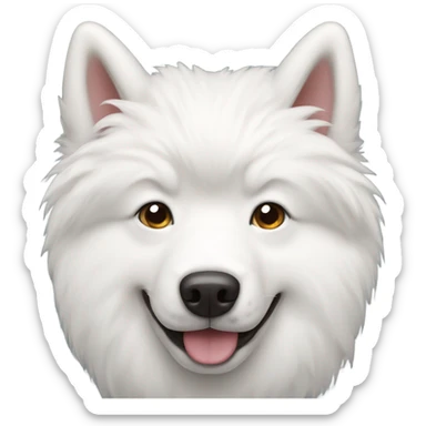 samoyed dog sticker