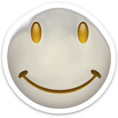 Smiley face sticker