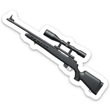 Sniper rifle sticker