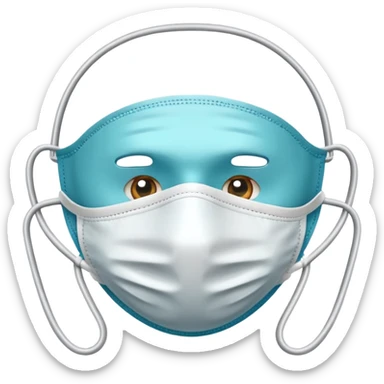 only medical mask sticker