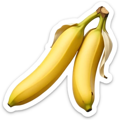 banana peel sticker