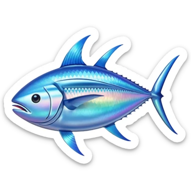 tuna fish sticker