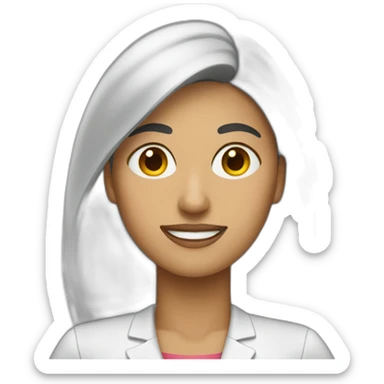 mujer trabajadora sticker