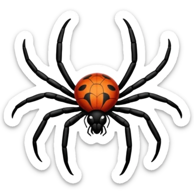 ventanas con telaraña sticker