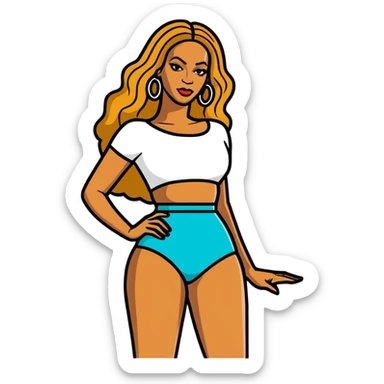 Hyperrealism, Beyonce album 2013 sticker