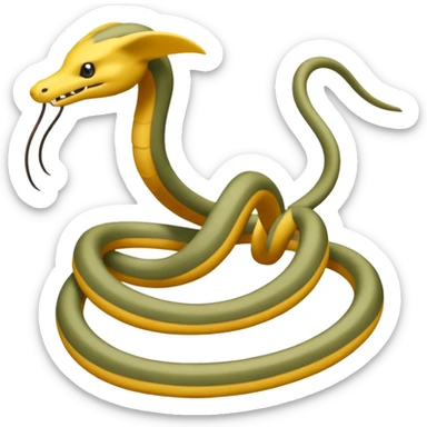  Slim Nimble Long-tailed Whip-fast Flexible Pokémon-Fakémon-Digimon-Creature, (full body) sticker