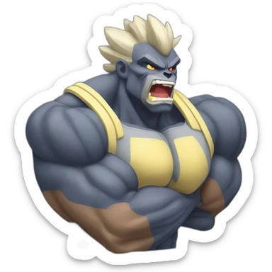 biceps machamp sticker