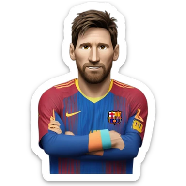 messi padel sticker