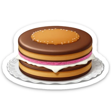 alfajor de chocolate sticker