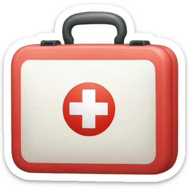first aid kit sticker
