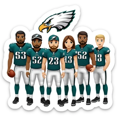 Philadelphia eagles sticker