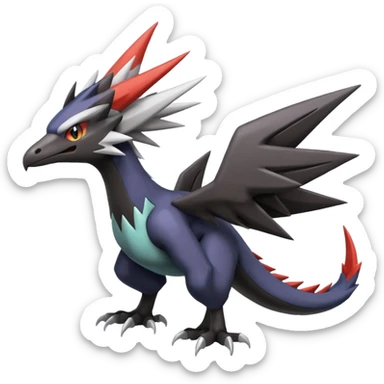 Silvally-Nargacuga-Noivern-fusion sticker