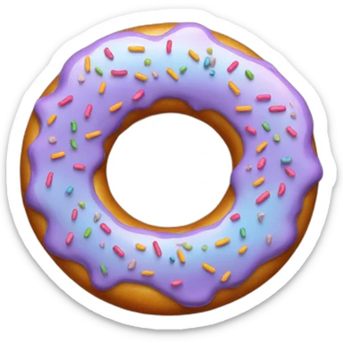 Donut sticker
