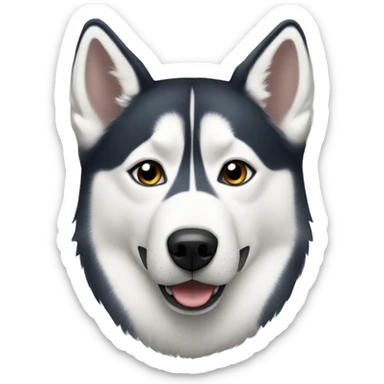 Alaskan husky  sticker