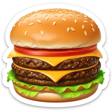 Beef Burger Food sticker