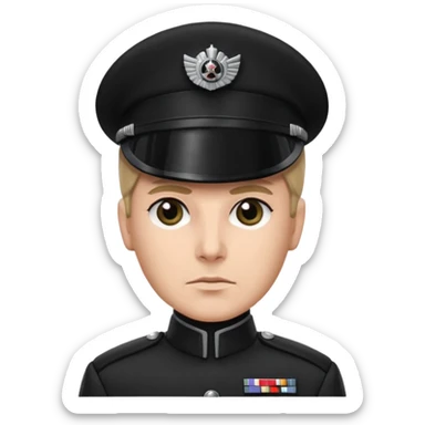 An emoji for discord of an Imperial Officer from star wars sticker