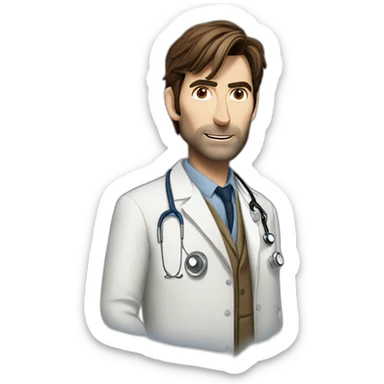 doctor who david tennant sticker