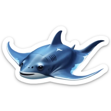 manta ray emoji sticker