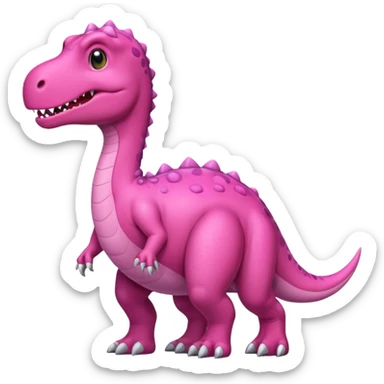 Pink Dino  sticker