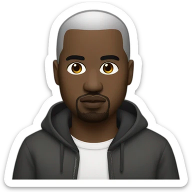 Kanye west white skin sticker
