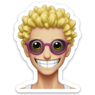 Doflamingo from one piece sticker