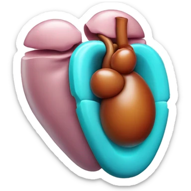Kidney organ  sticker