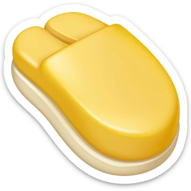 yellow toe nail sticker