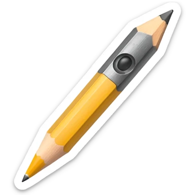 Pencil stub sticker