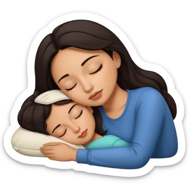 Latina baddie sleeping sticker