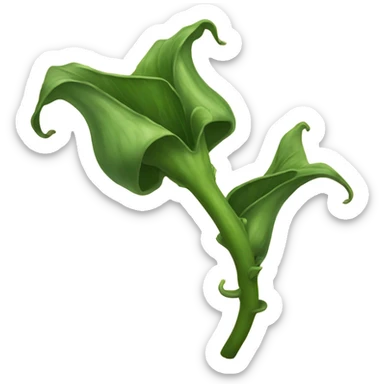 Devils trumpet plant  sticker