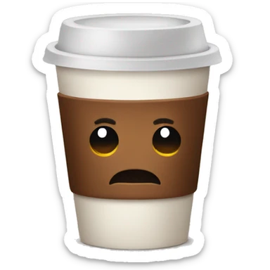 Coffee sticker