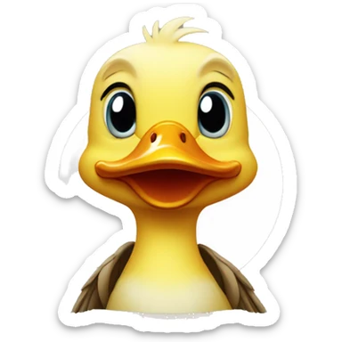 duck like Merlin Monro sticker
