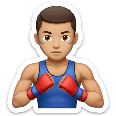 Lutador de Muay Thai  sticker