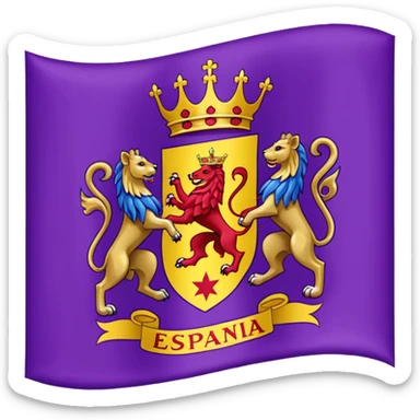 Bandera Castilla y leon españa sticker