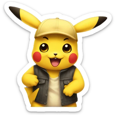 pikachu event producer  sticker