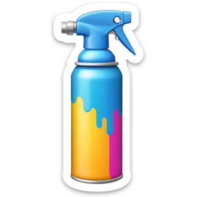 Spray paint  sticker