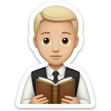 Mormon with a book sticker