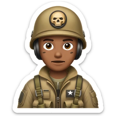 A Call of Duty Mobile character that says Last Livin sticker