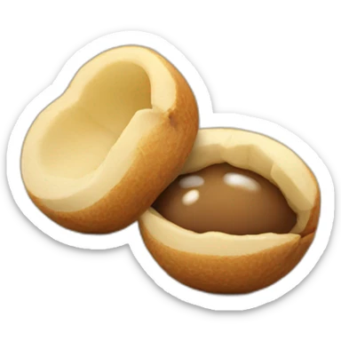 Noisette avec des yeux sticker